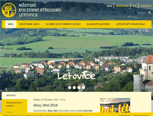 Tablet Screenshot of mks-letovice.cz